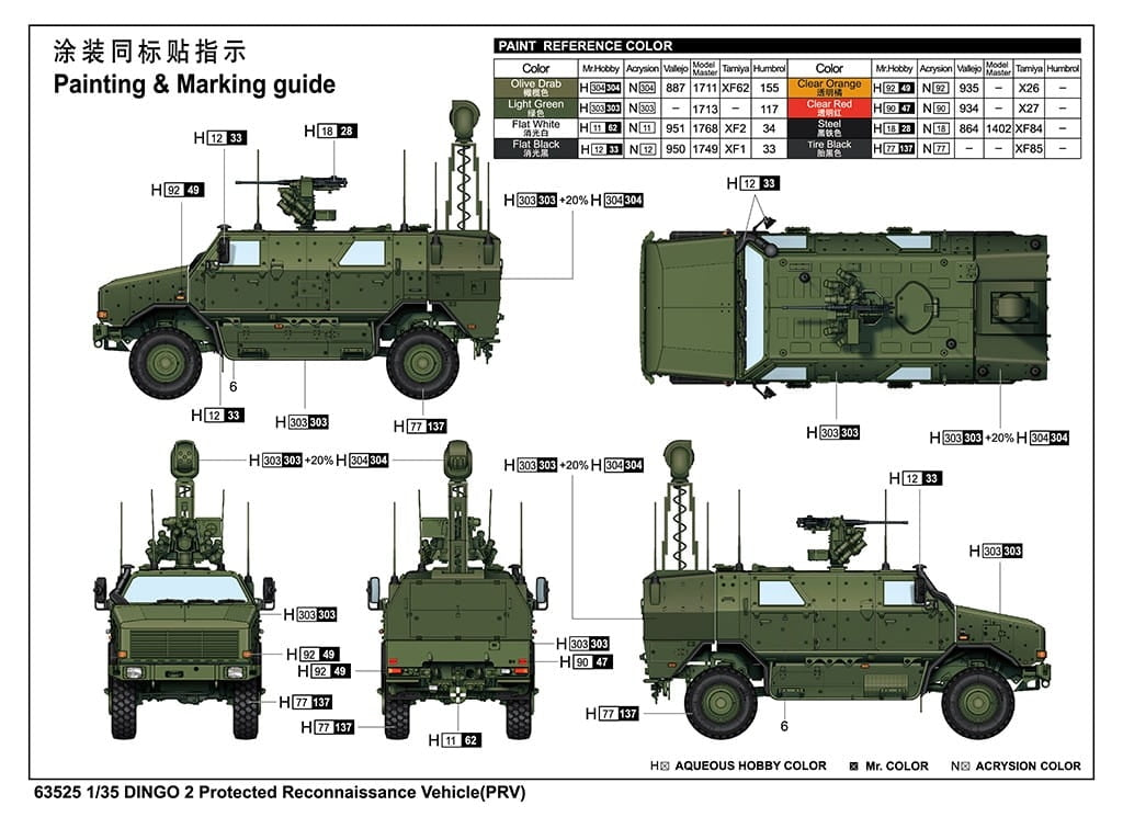 I Love Kit 63525 Dingo 2 Protected Reconnaissance Vehicle 1/35