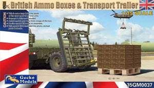 Gecko Models 35GM0037 Remorque de transport de caisses de munitions britanniques 1/35
