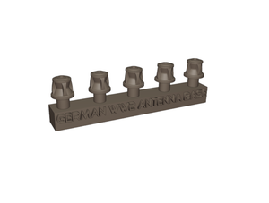 Yamamoto Model Parts YMP3513 German antenna base Set #2 (5 pcs.) 1/35 – imagen 2