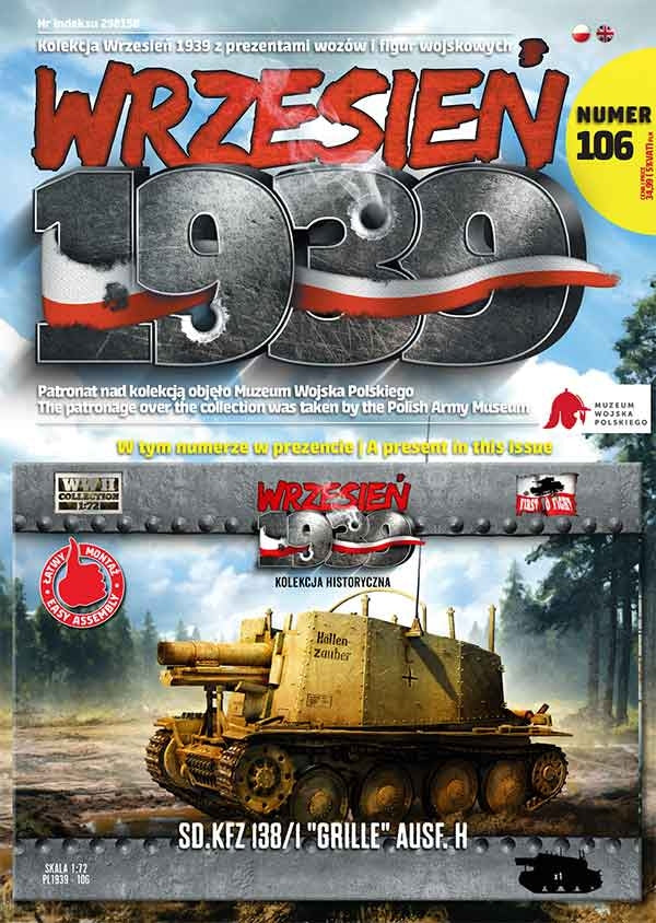 First To Fight PL106 Sd.Kfz. 138/1 &amp;#39;Grille&amp;#39; Ausf. H 1/72