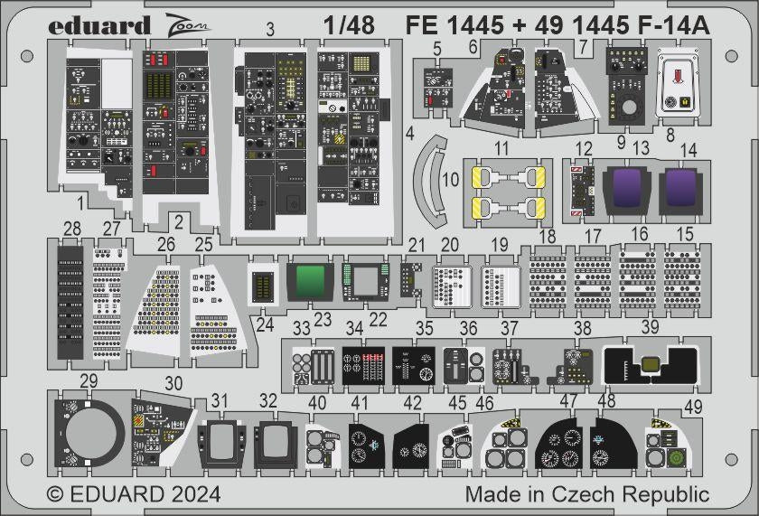 Eduard BIG49418 F-14A GREAT WALL HOBBY 1/48 – immagine 6