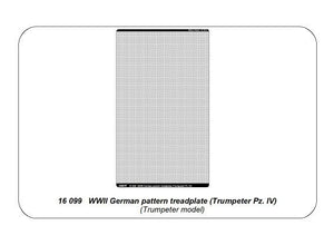 Aber 16099 WWII German pattern treadplate (Trumpeter Pz. IV) 1/16 – immagine 11