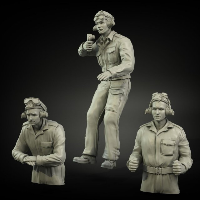 Panzer Art FI35-058 British RAC North Africa & Italy late tank crew 1/35