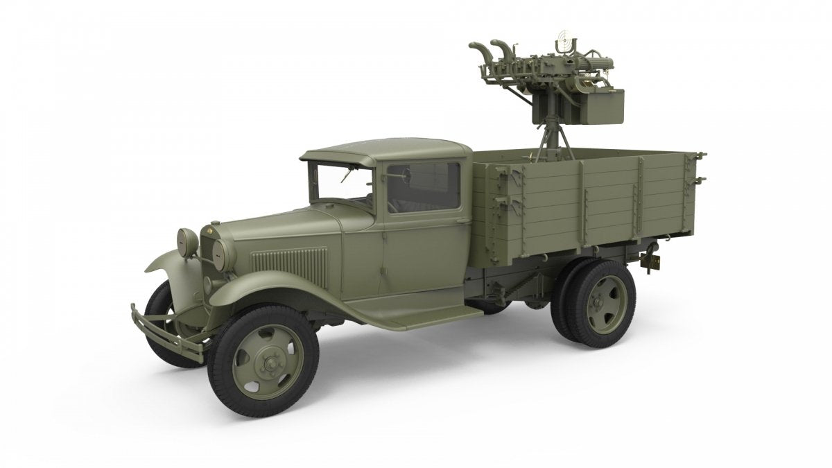 MiniArt 35186 SOVIET 1,5 t. TRUCK w/ M-4 Maxim AA Machine Gun 1/35 – zdjęcie 3