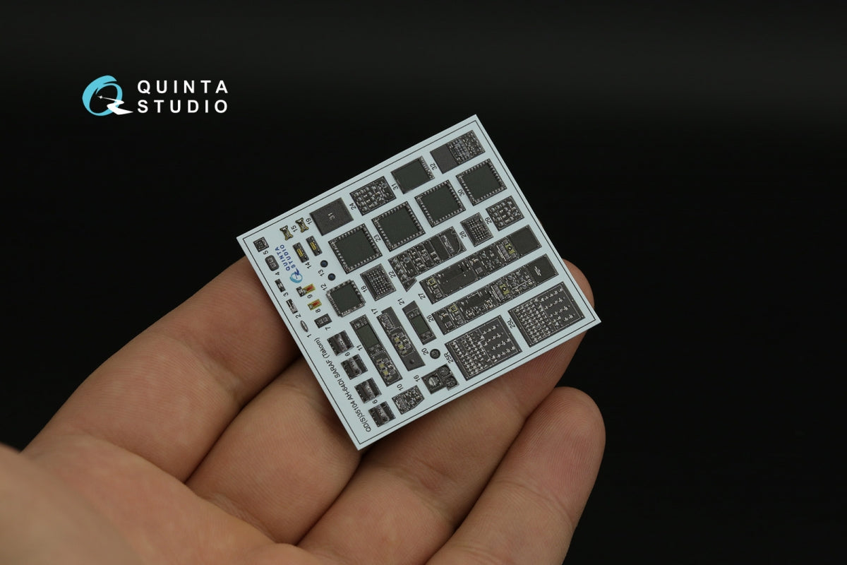 Quinta Studio QDS-35104 AH-64DI Saraf 3D-Printed &amp;amp; coloured Interior on decal paper (Takom) (Small version) 1/35 – Bild 3