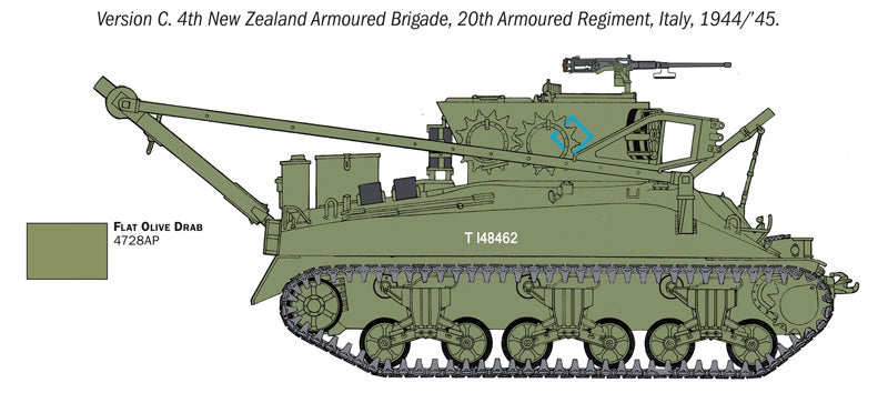 Italeri 6547 M32 Recovery Vehicle 1/35 – Bild 5