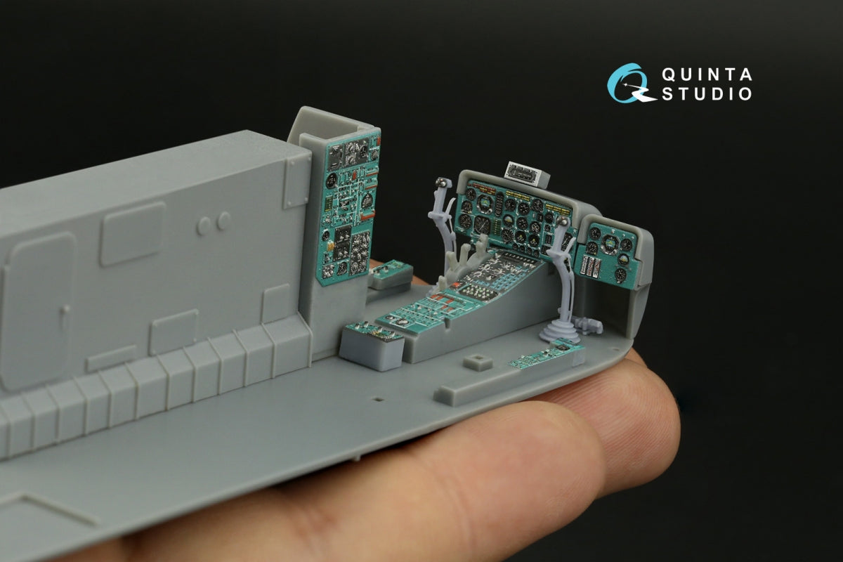 Quinta Studio QD+48358 Ka-27PL Trainer version 3D-Printed colored Interior on decal paper (Hobby Boss) (with 3D-printed resin parts) 1/48 – image 9