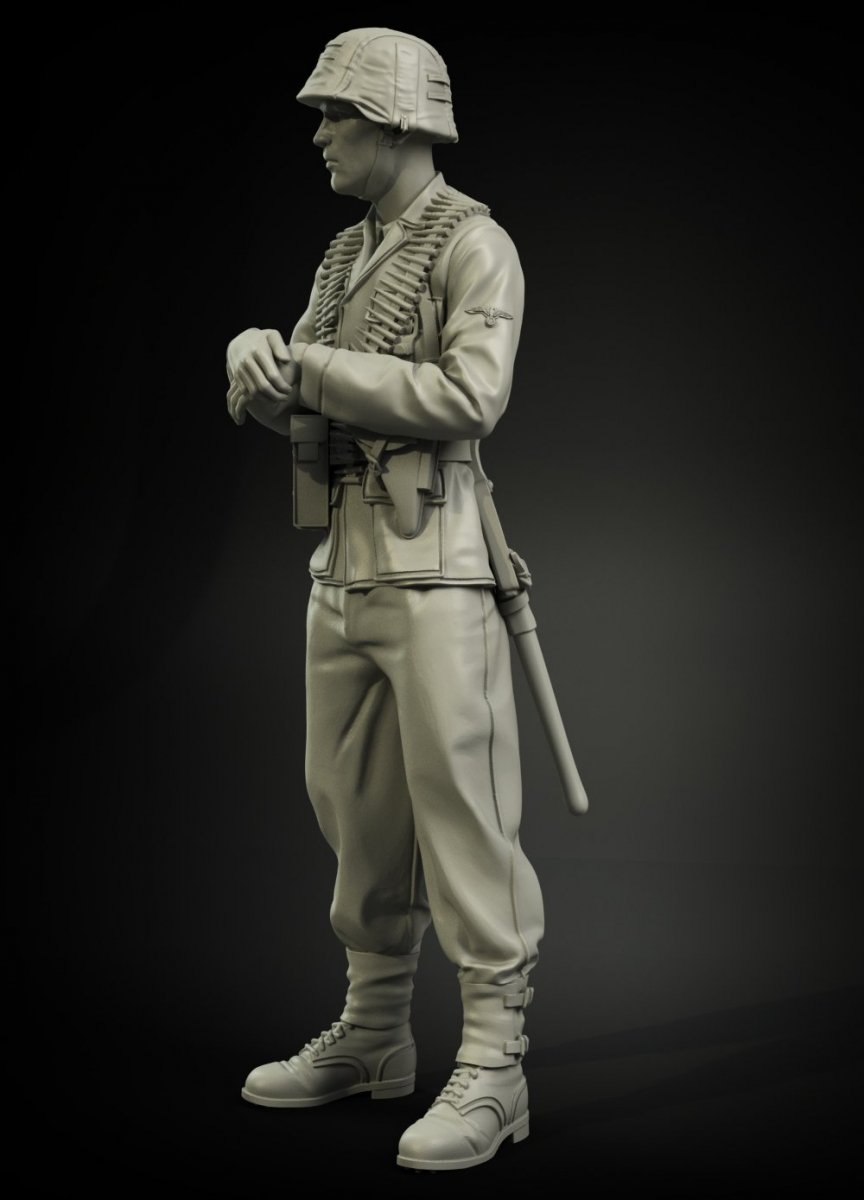 Panzer Art FI35-039 Waffen-SS MG-42 gunner 1/35 – Bild 2
