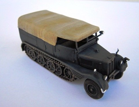 First to Fight PL041 Sd. Kfz. II Niemiecki Ciągnik Półgąsienicowy 1/72 – Bild 3