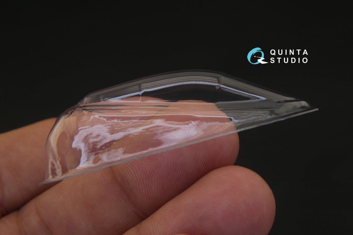 Quinta Studio QC72011 Su-27SM vacuformed clear canopy (for Zvezda kit) 1/72 – Bild 2