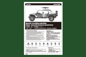Hobby Boss 82469 Meng Shi 1.5 ton Military Light Utility Vehicle 1/35 – zdjęcie 3