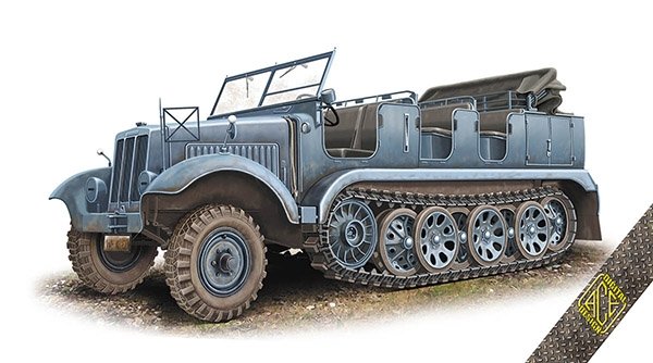 ACE 72568 Sd.Kfz. 6/1 Zugkraftwagen 5t Artillerie 1/72 – immagine 2