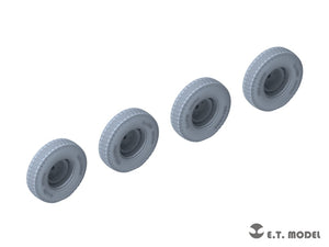 E.T. Model P35-104 WWII German Sd.Kfz.234 Small Diameter Weighted Wheels Type.4 1/35 – Bild 3