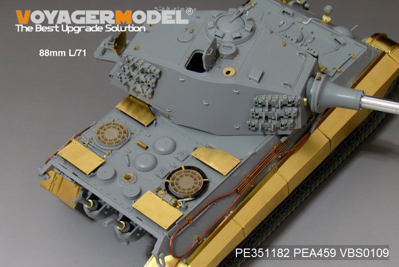 Voyager Model PE351182 WWII German King Tiger (Hensehel Turret)（For DRAGON/ZVEZDA kit） 1/35 – immagine 14