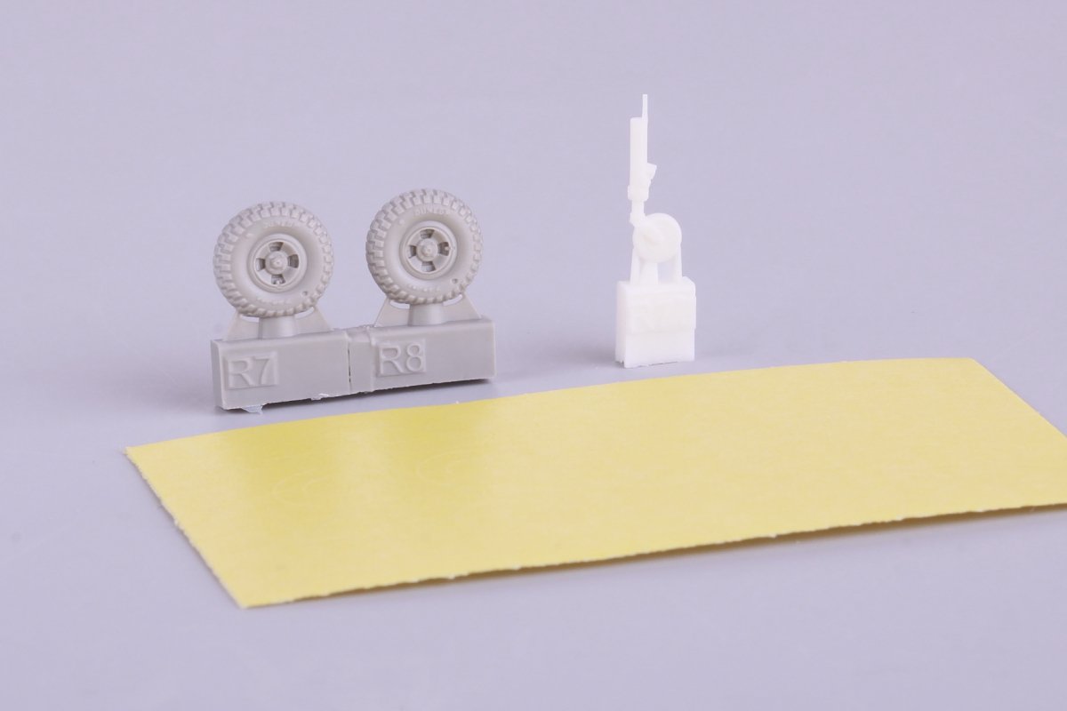 Eduard 672147 Spitfire Mk. VIII wheels - 4 spoke w/ pattern EDUARD 1/72 – zdjęcie 5