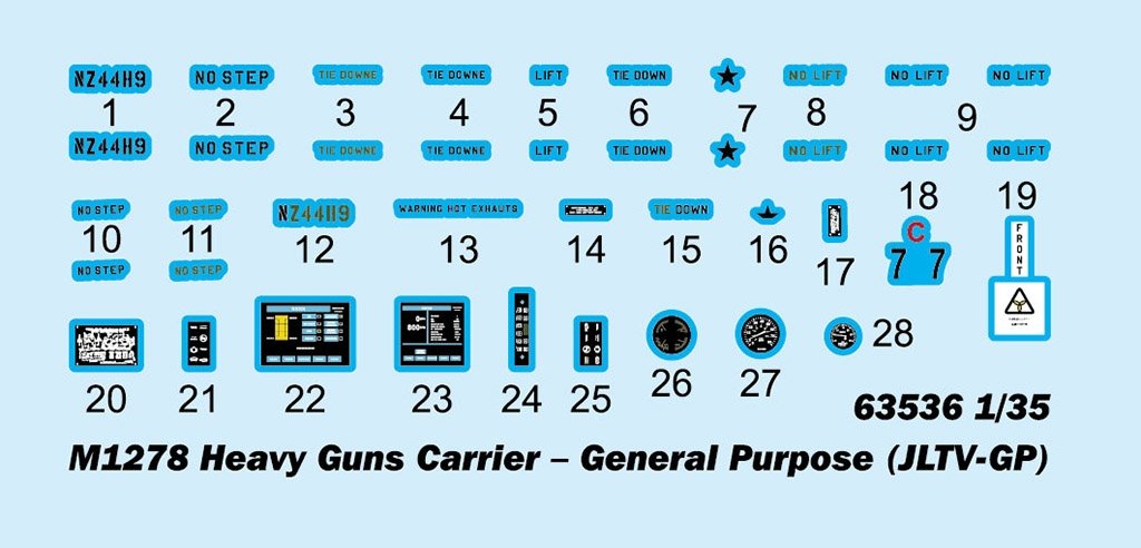 I Love Kit 63536 M1278 Heavy Guns Carrier – General Purpose (JLTV-GP) 1/35 – immagine 5
