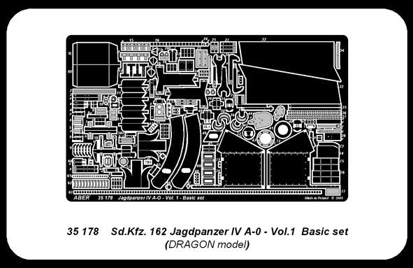 Aber 35178 German tank destroyer Sd.Kfz.162 Jagdpanzer IV A-0 - vol.1 - basic set 1/35 – immagine 2