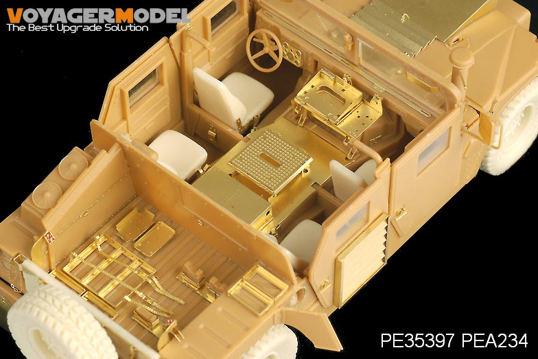 Voyager Model PEA234 Modern USMC HUMVEE family High back seats w/ seat belts (4 CHOICE) (FOR BRONCO) 1/35 – immagine 3