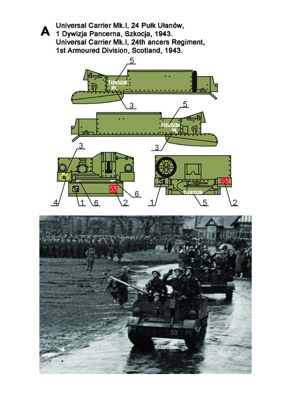 Toro 16D04 Universal Carrier Mk. I in Polish Service 1/16