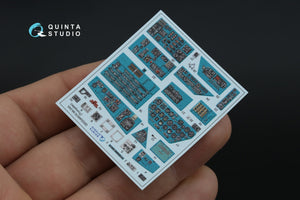 Quinta Studio QD48570 Mi-24A 3D-Printed &amp;amp; coloured Interior on decal paper (Trumpeter) 1/48 – immagine 4