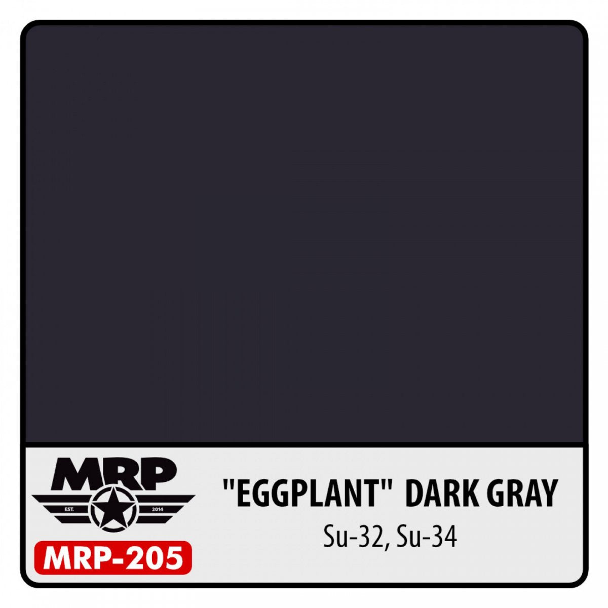MR. Paint MRP-205 EGGPLANT DARK GRAY - BLUE SU-34 30ml