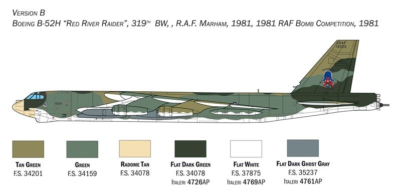 Italeri 1442 B-52H Stratofortress 1/72 – zdjęcie 8