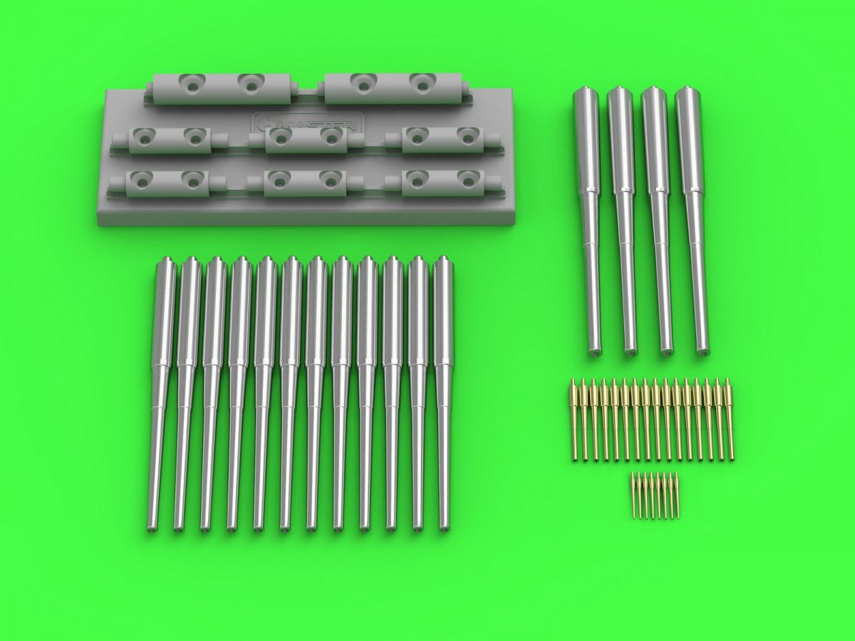 Master SM-350-097 Lufy dział francuskiego predrednota Danton - 305mm (4 szt.), 240mm (12 szt.), 75mm (16 szt.), 47mm (8 szt.) 1/350