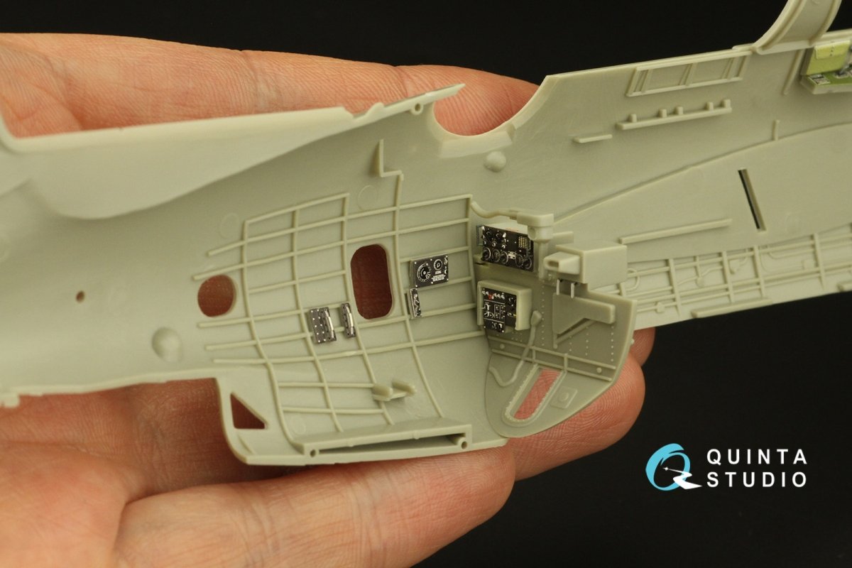 Quinta Studio QD48359 TBF-1 Avenger 3D-Printed &amp;amp; coloured Interior on decal paper (Academy) 1/48 – immagine 7