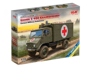 ICM 35138 Unimog S 404 Krankenwagen German Military Ambulance 1/35 – zdjęcie 2