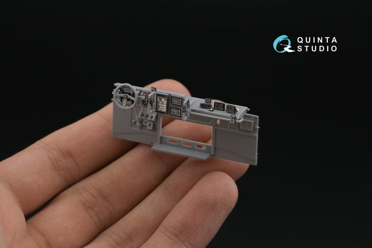 Quinta Studio QDS-43001 KAMAZ-43509 3D-Printed coloured Interior on decal paper (Zvezda) (Small version) 1/43 – immagine 10