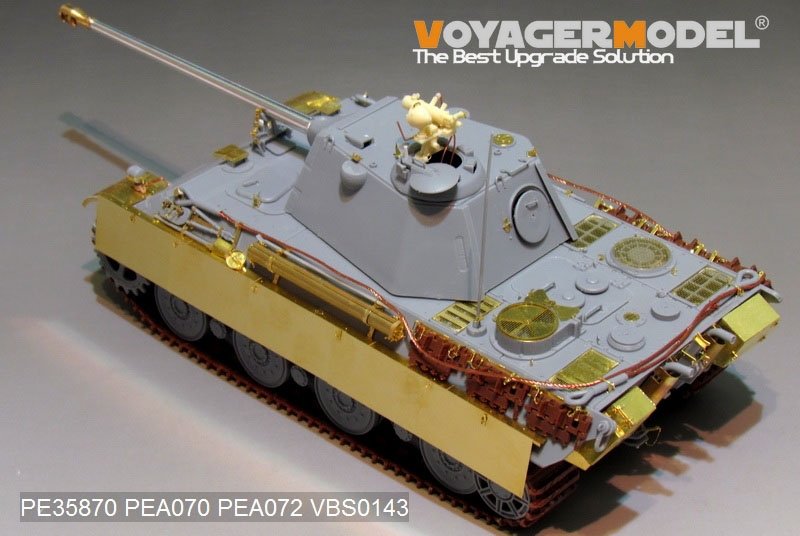 Voyager Model PE35870 WWII German Panther II Prototype Design Plan basic for AMUSING HOBBY 1/35 – Bild 3