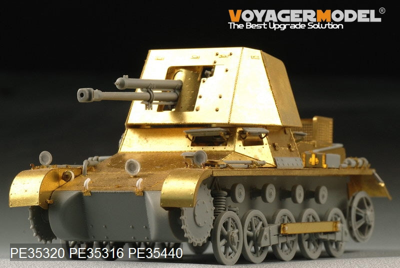 Voyager Model PE35440 WWII German 47mm PaK(t) Panzerjager I basic For DRAGON 6230 1/35 – immagine 5