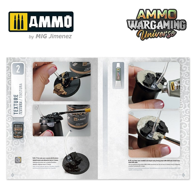 Ammo of Mig 6923 AMMO WARGAMING UNIVERSE Book 04 - Volcanic Soils (English, Castellano, Polski) – immagine 2