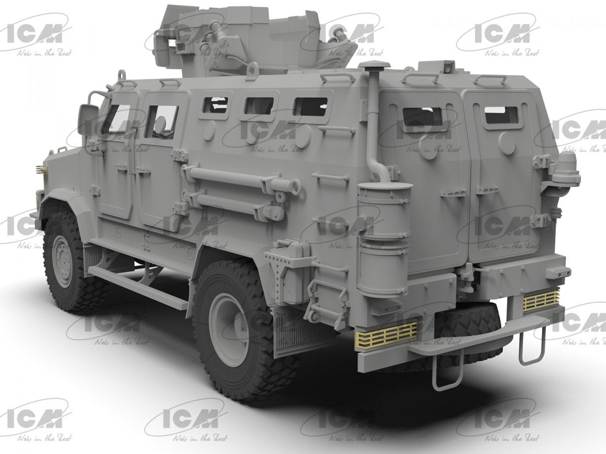 ICM 35014 Kozak-2 Ukrainian MRAP-class Armored Vehicle 1/35 – immagine 5