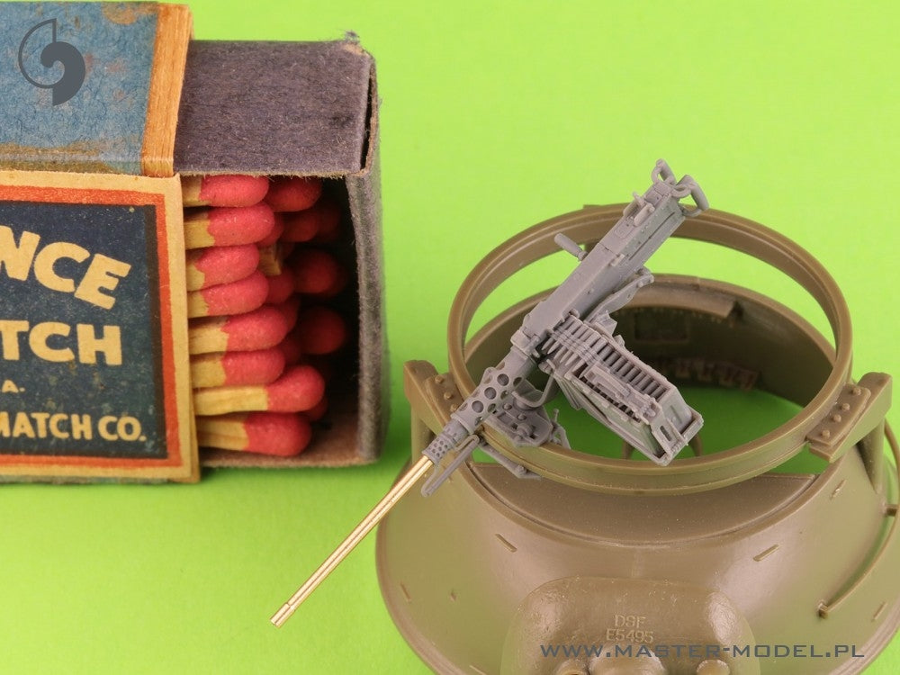 Master GM-35-073 Browning M2HB .50 cal (12,7mm) - do montażu na pierścieniu M49 (karetka D40721 / kołyska D40733 / skrzynka D40731 lub D90078) 1/35 – zdjęcie 4