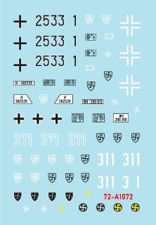 Star Decals 72-A1072 Wiking # 3. 1/72 – Bild 3
