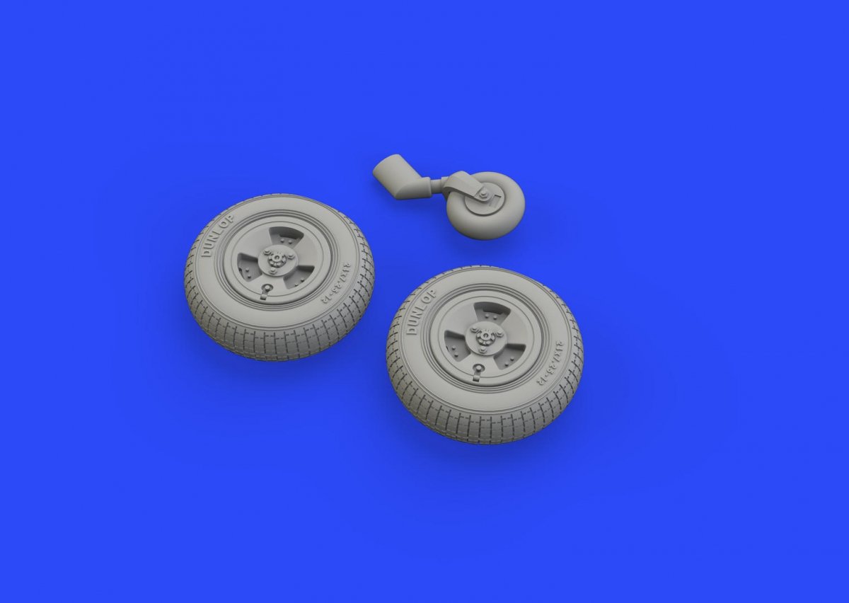 Eduard 648469 Spitfire Mk. XIV wheels - 3spoke 1/48 AIRFIX – Bild 3