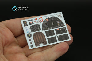 Quinta Studio QD24009 Spitfire Mk.IXc 3D-Printed &amp;amp; coloured Interior on decal paper (Airfix) 1/24 – immagine 10