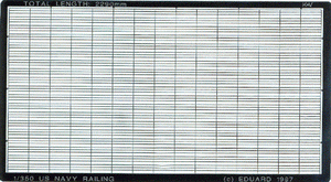 Eduard 99001 US Navy Railing 1/350
