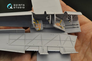 Quinta Studio QD32124 DH 82A Tiger Moth 3D-Printed &amp;amp; coloured Interior on decal paper (ICM) 1/32 – Bild 11
