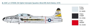 Italeri 1444 T-33A SHOOTING STAR 1/72 – imagen 10