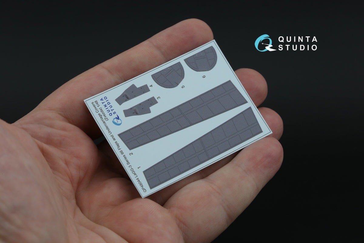 Quinta Studio QP48044 LaGG-3 Series 66 Flaps and Undercarriage Covers (Zvezda) 1/48 – immagine 3