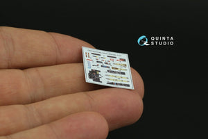 Quinta Studio QD72074 Me-262A 3D-Printed &amp;amp; coloured Interior on decal paper (Revell) 1/72 – Bild 8