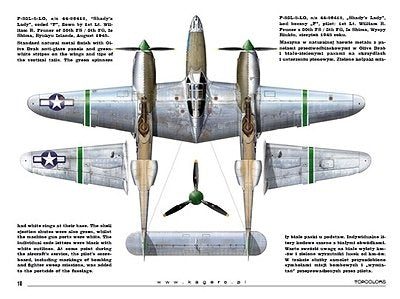 Kagero 15040 Pacific Lightnings Partie I (décalcomanie) PL/EN  – image 6