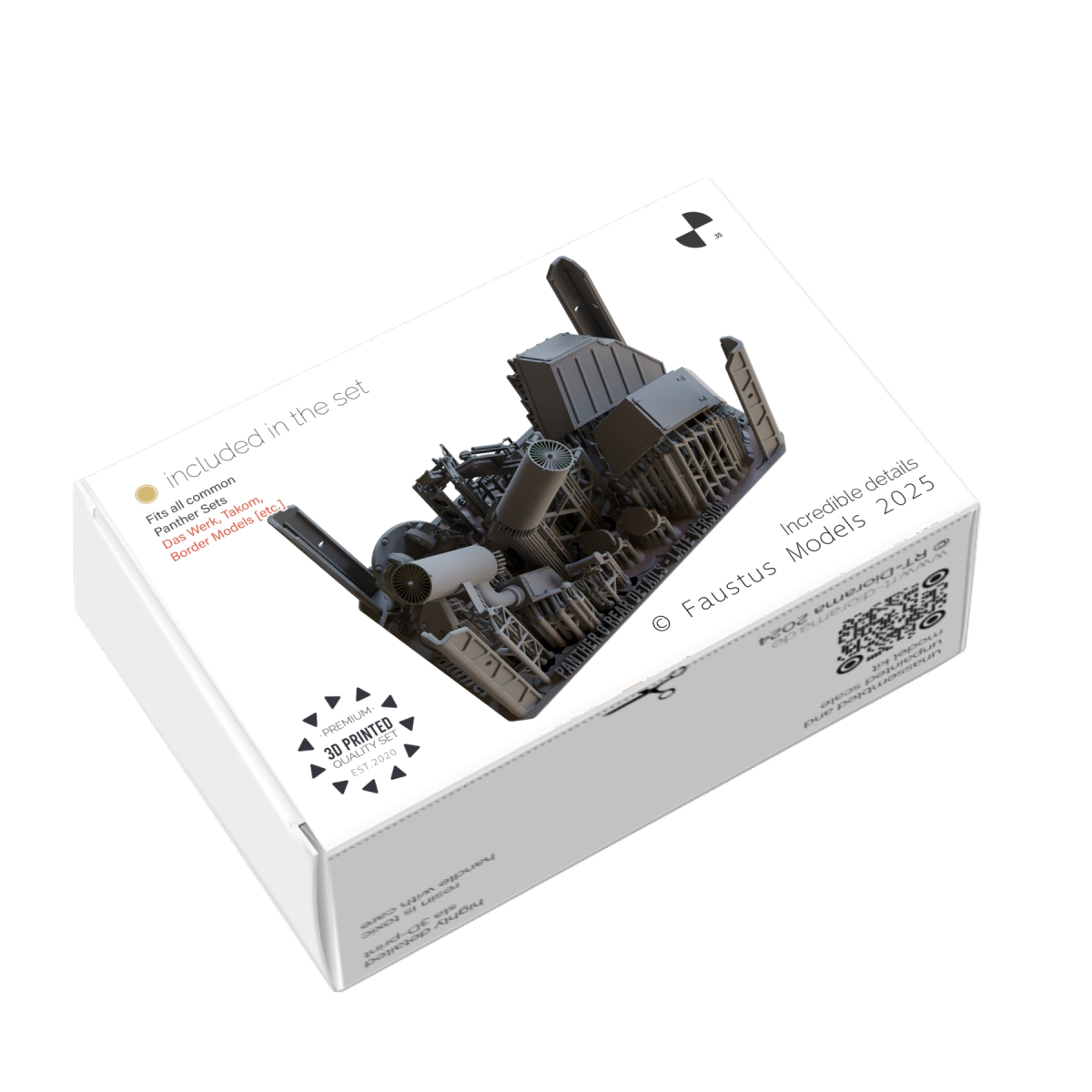 Faustus Models FM35036 Panther G Rear Details – Late Version 1/35
