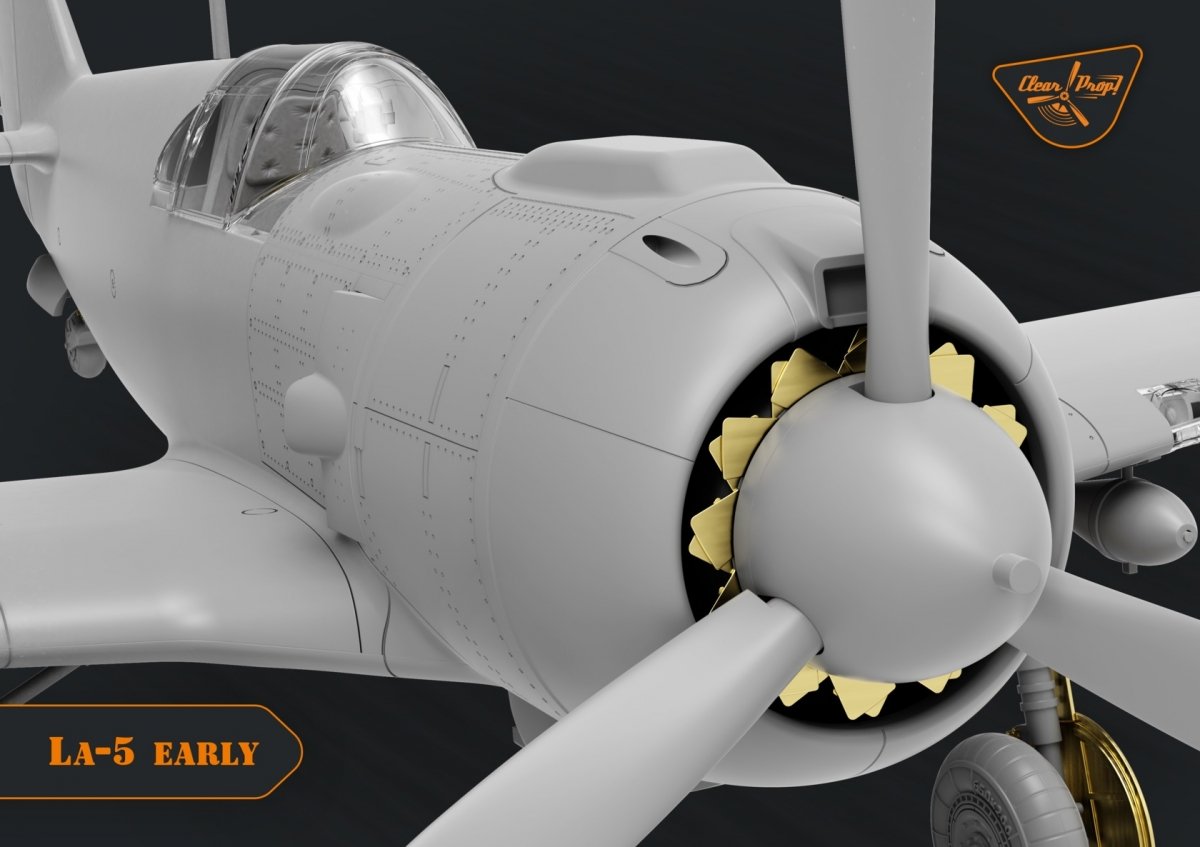 Clear Prop! CP72014 La-5 early version ADVANCED KIT 1/72 – imagen 6
