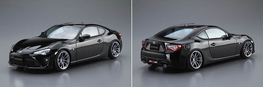 Aoshima 05179 TOYOTA ZN6 TOYOTA86 16 with CUSTOM WHEELS 1/24 – immagine 2