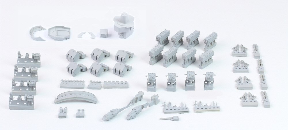Pontos 35010F1 USS BB-64 Wisconsin 1991 Detail Up Set 1/350 – immagine 13