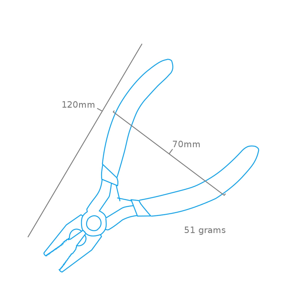 Modelcraft PPL6001 Flat Nose Combination Pliers (125mm) – imagen 5