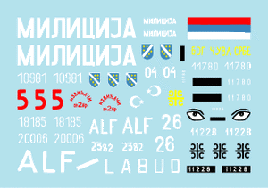 Star Decals 35-923 Tanks in Bosnia #1. Serb, Croatian and Muslim tanks during the war 1/35 – image 3
